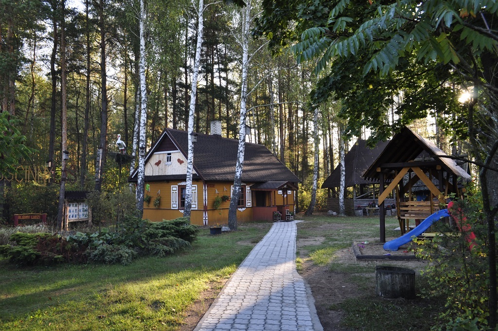 domki bora zdój na skraju Puszczy Białowieskiej